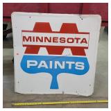Minnesota Paints Orginal Aluminum Sign 36' sq.
