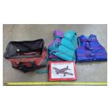Farm Safety Airplane Bank, Life Jackets