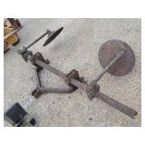 3 Point 82" Solid Bar with Mounted Disks