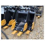 Unused 9" & 16" Mini Excavator Tooth Buckets