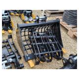 Mini Excavator Thumb Clamp & 24" Screen Bucket