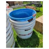 4- 22" Feed Tubs w/ Extra blue tub