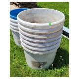 7- 22" Feed Tubs