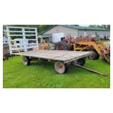 16 Foot Hayrack on John Deere Gear