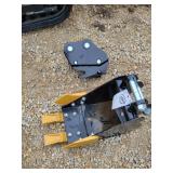 IRanch Mini Excavator Quick Attach & 9" Bucket