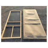 Unused 32" Screen & 36x80 White Storm Door