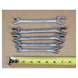 4 Craftsman Flare Nut Wrenches/ & 1 -Standard