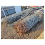 2- Used Rolls of 6ft Chain Link Fence