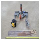 Miter Saw & 2 - Mole Traps