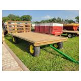 New 16ft Hay Rack on John Deere 1065 Gear