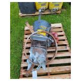 Neco grain bin spreader with Leeson Motor