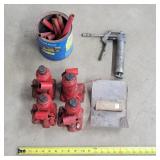 4 - Hydrolic Bottle Jacks/Pistol-Grip Grease Gun