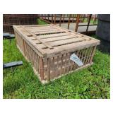 Antique Wooden Poultry Crate 24x36