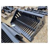 Mini Skid Steer 38" Rock / Screening Bucket