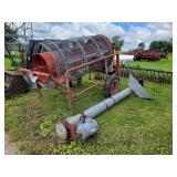 Grain Cleaner Setup with Auger
