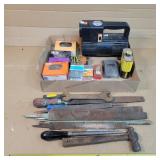 Files, Hammer, Screws, 12V Compresser