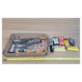 Scrapers, Plyers, Allen Wrenches, & Tools