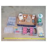 Organizers of Fansteners, Leather Gloves, Tape