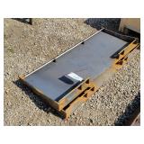 2- Solid Skid Steer Weld Plates - 1/4" Steel