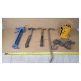 Hydraulic Bottle Jack/Pulley/Hammers & Caulking