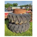 Pair of Used 20.8-38 Tractor Duals