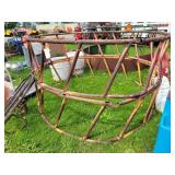 8ft Livestock Bale Feeder Ring
