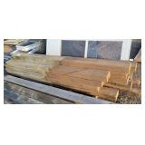 13- Treated 4x6x7+ ft Posts - Used