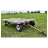 12ft Hay Rack with Side Steps on Good Gear