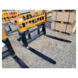 Land Honor Skid Steer Pallet Fork - 41" - Unused,