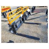 Land Honor Skid Steer Pallet Fork - 41" - Unused,
