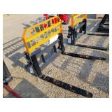 Land Honor Skid Steer Pallet Fork - 41" - Unused
