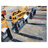Land Honor Skid Steer Pallet Fork - 41" - Unused,