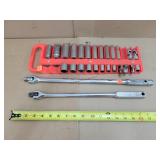 2 - Head Breaker Bars & Socket Set - 3 pcs