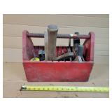 15' Wooden Tool box with tools