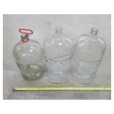 3 - Glass Carboys (5 to 6 Gallon)