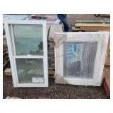 2- Unused Vinyl Windows 31x36 & 24x45