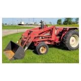 1981 International 784 Diesel Tractor with Loader