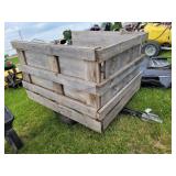 Shop Built Garden Trailer w/ tilt, 44 x 50"L