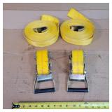 2- 2' Ratchet Straps - Good Condition
