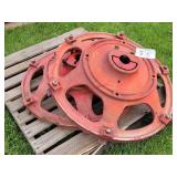 Pair of IH 34" IH Rear Hubs