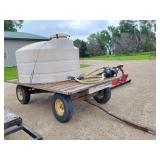 12 Foot Hayrack on John Deere Gear w/ Tank
