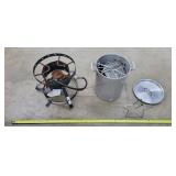 Propane Deep Fat Fryer Setup
