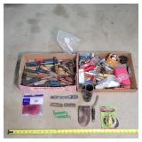 2 Boxes of Tools: Screwdrivers, Hole Saws, Misc
