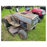 White Yard Boss lawn Mower
