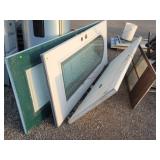 4- Used Doors 2- 36" Entry Doors, 1-32", & 1-
