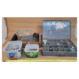 Whatever Box, Nails, Screws, Bucket