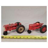 2- Antique Farmall Tractors
