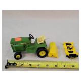 1/16 John Deere Lawn Tractor, Tiller, & Random