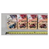 4- 1/64 Ford/  IH Pow-R-Pull Tractors