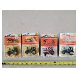 4- 1/64 Ford & IH Tractors